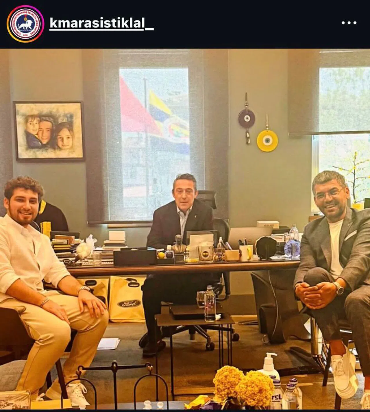 Gaffar Akarca'dan Ali Koç'a Ziyaret