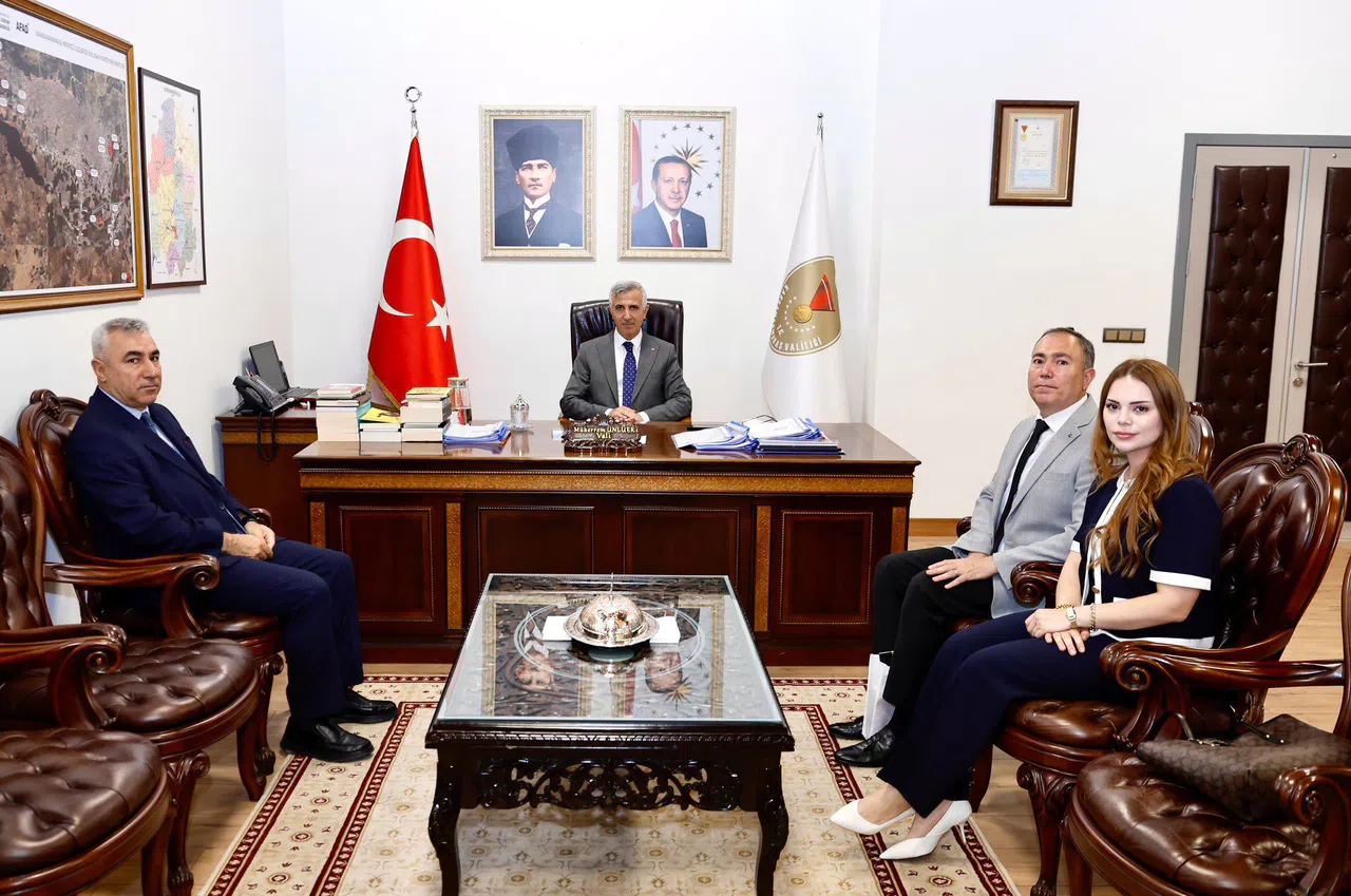 Kahramanmaraş Valisi Ünlüer'e Ziyaret Trafiği