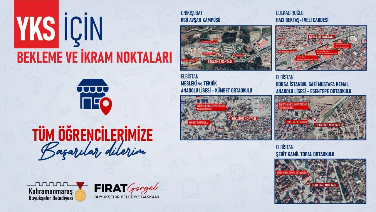 Büyükşehir, YKS Günü de Öğrenci ve Velilerin Yanında