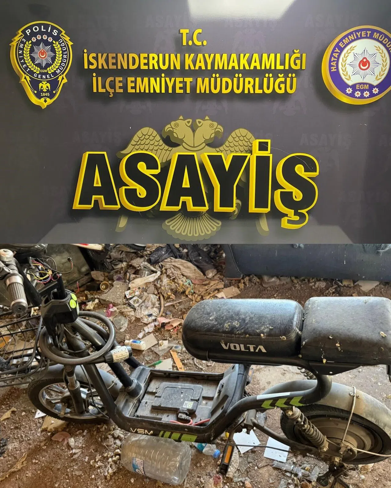 Motosiklet Hırsızı Yakalandı