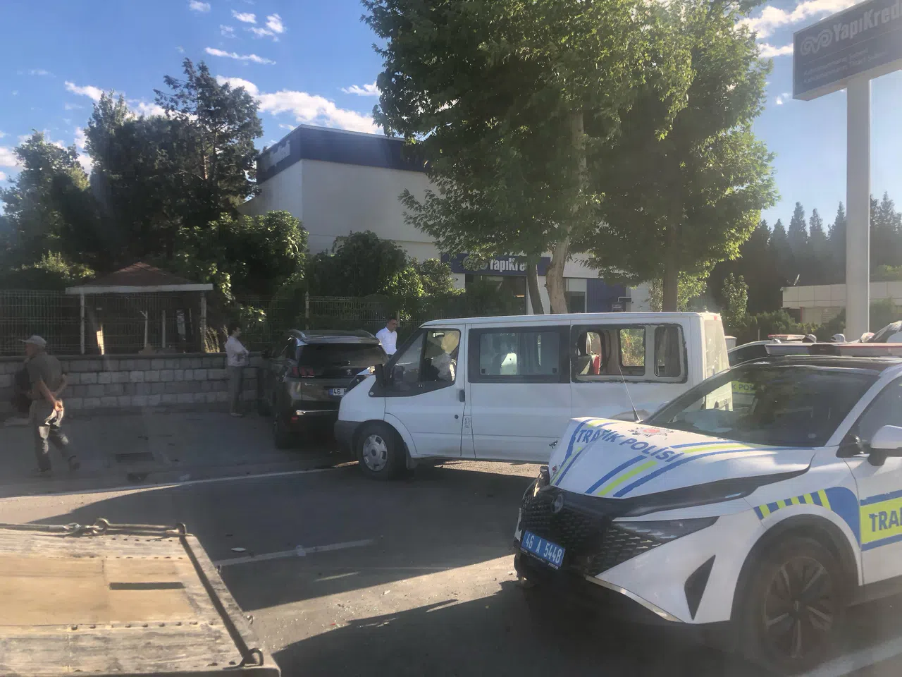 Kahramanmaraş’ta Zincirleme Trafik Kazası: 2’si Polis 3 Yaralı