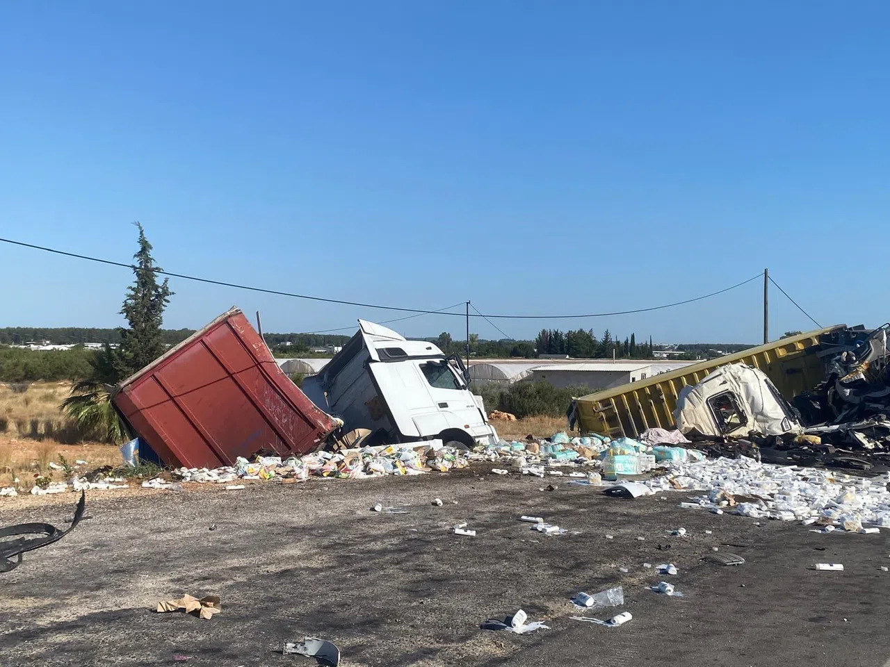 İki Tır Çarpıştı: 1 Ölü, 1 Yaralı