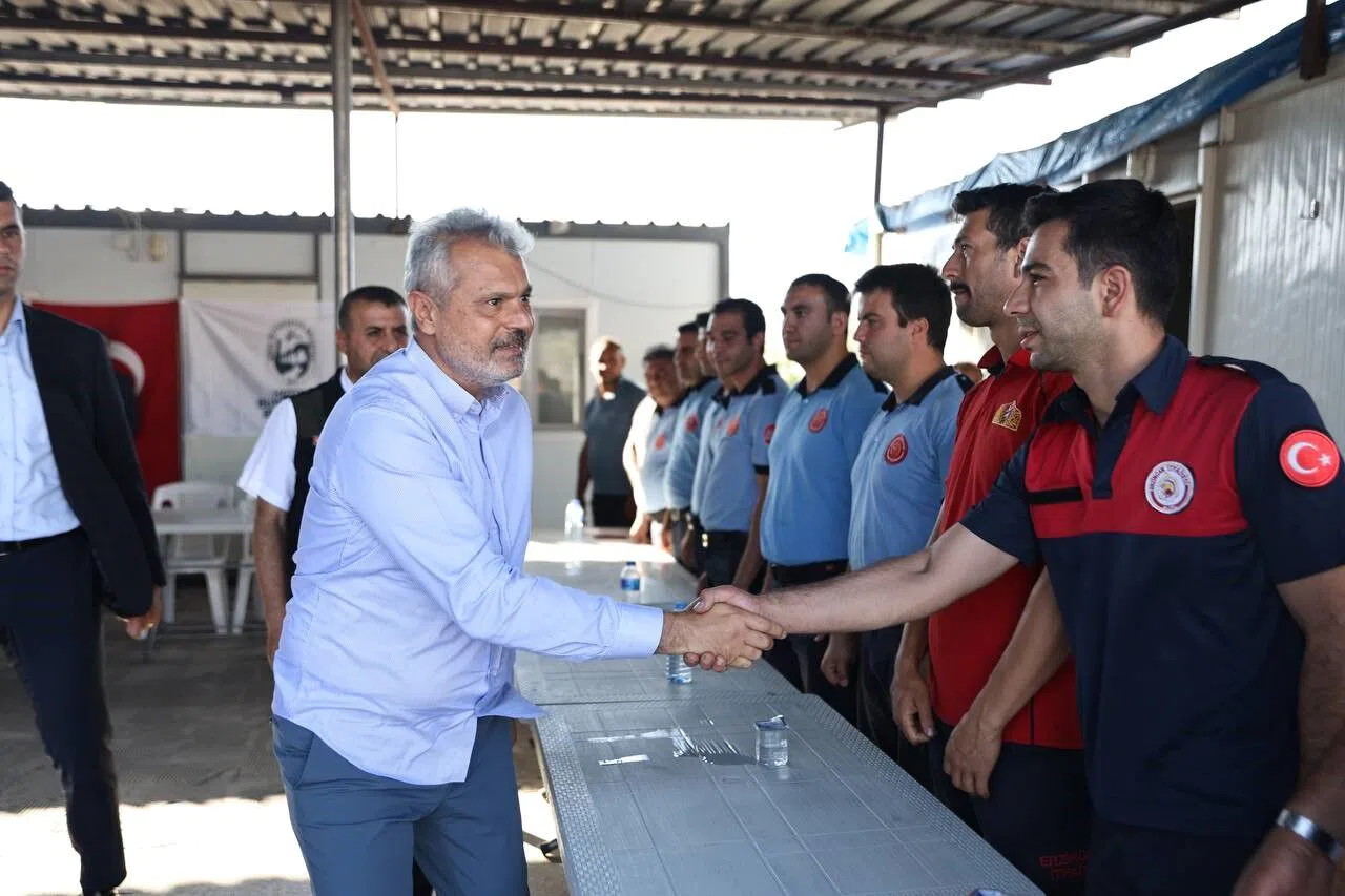 Başkan Öntürk, Alevlere Karşı Saatlerce Mücadele Eden Ateş Savaşçılarını Unutmadı