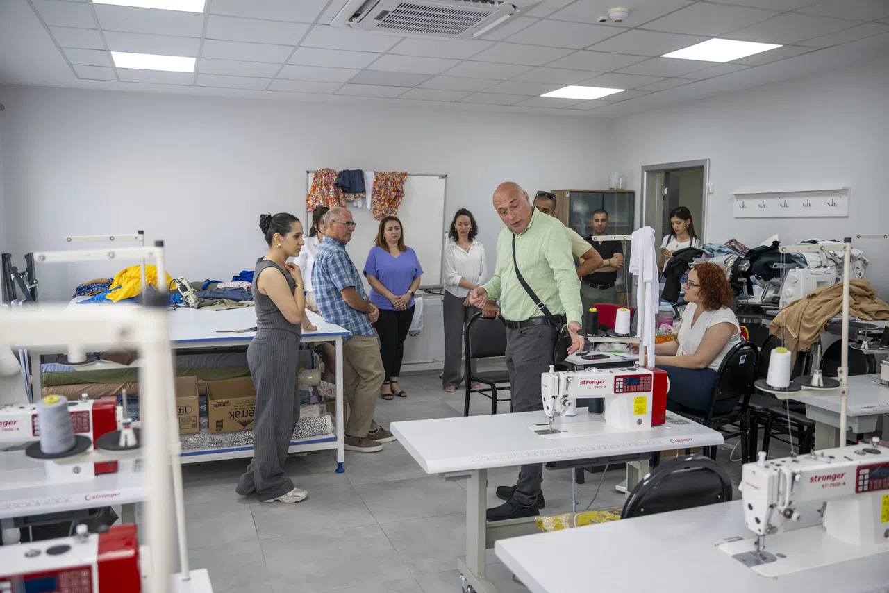 AB Heyeti, Halkkent Sosyal Girişimcilik Merkezinde İncelemelerde Bulundu