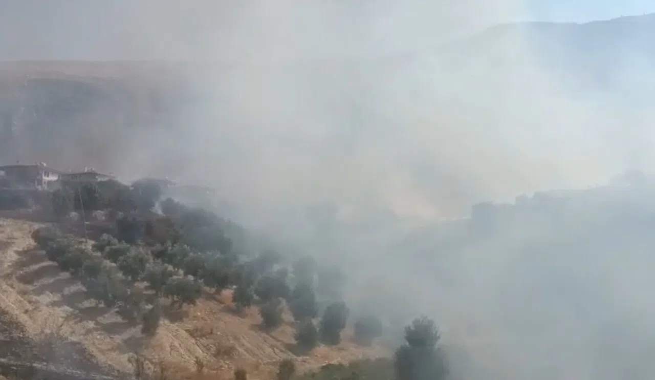 Evlere Yakın Bölgede Yangın