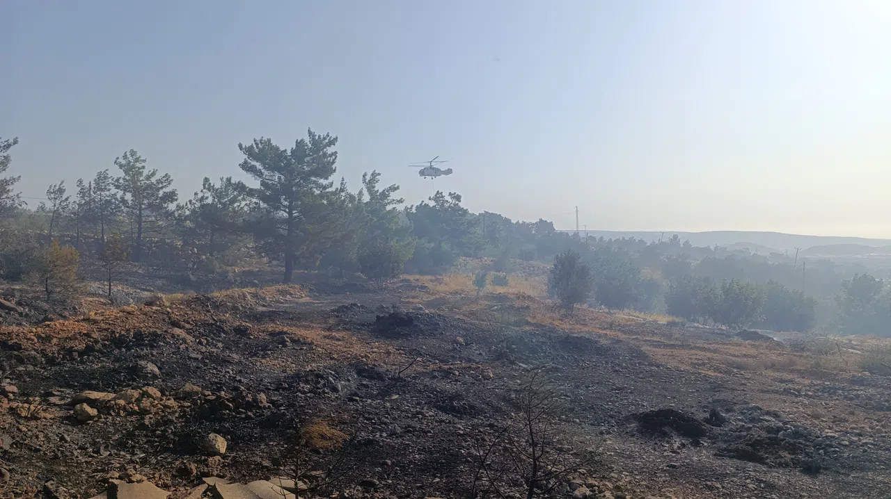 Havadan Müdahale Başladı