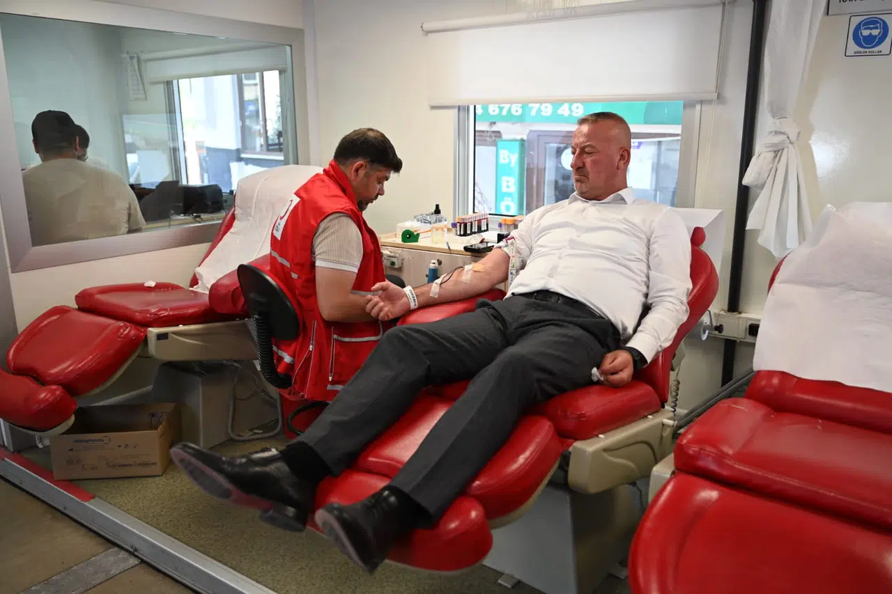 Başkan Karabatı'dan kan bağışına destek
