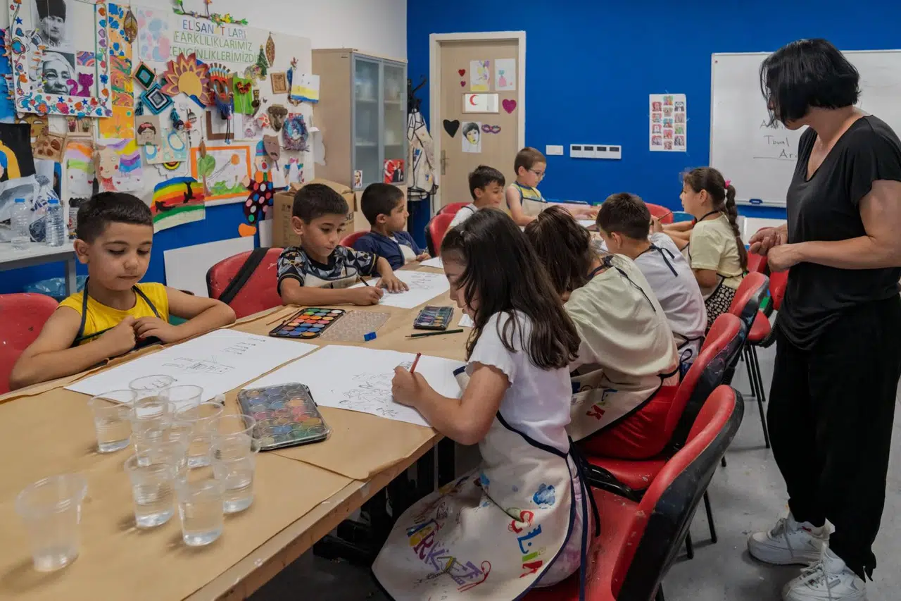 Çocuklar yaz tatilinde eğlenerek öğreniyor