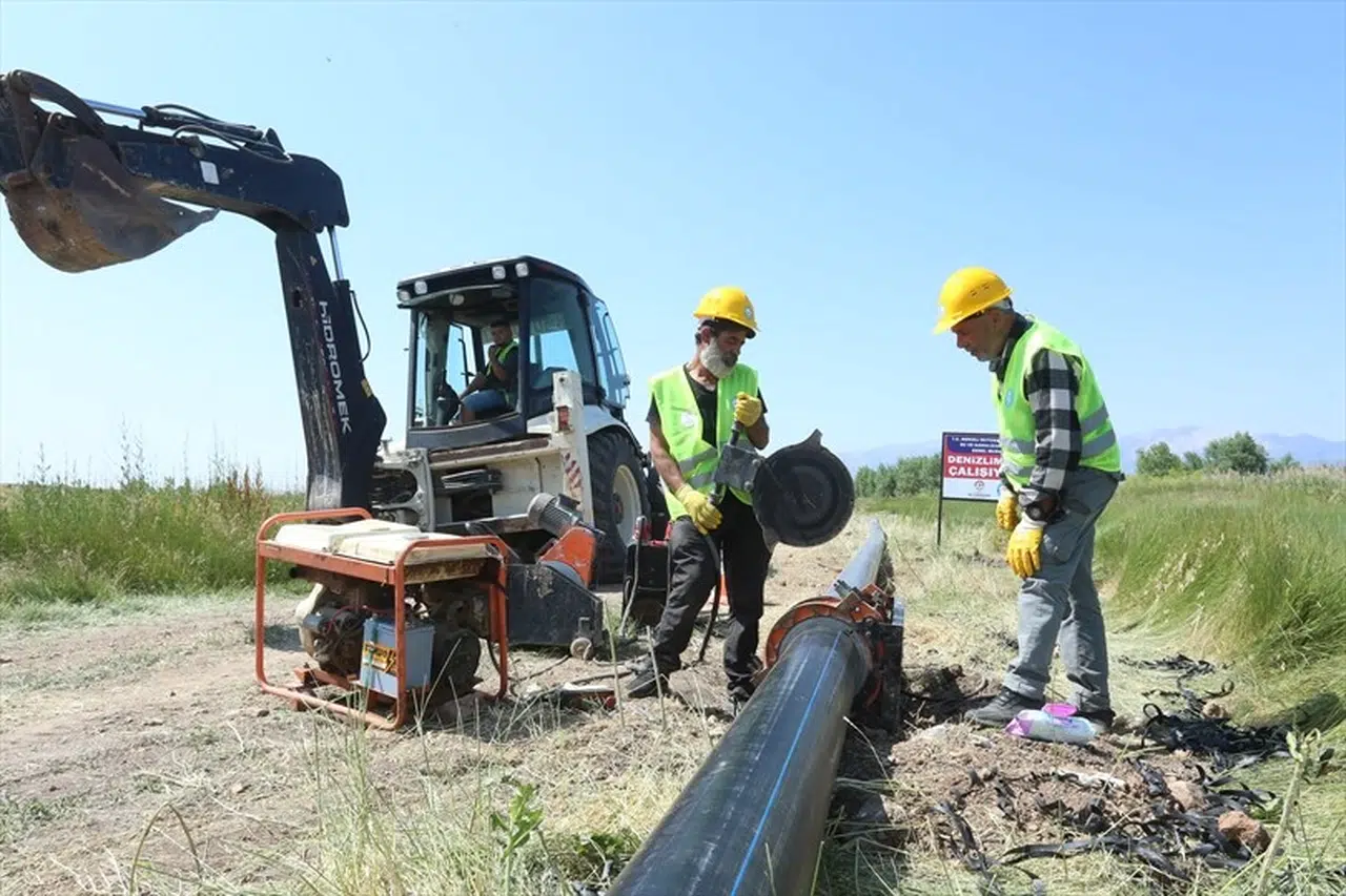 DESKİ’den Kale’ye temiz ve sürekli içme suyu hattı