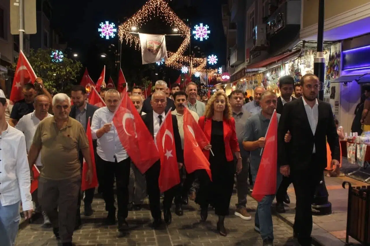 İstanbul Şile 'Milli Birlik' kortejinde buluştu