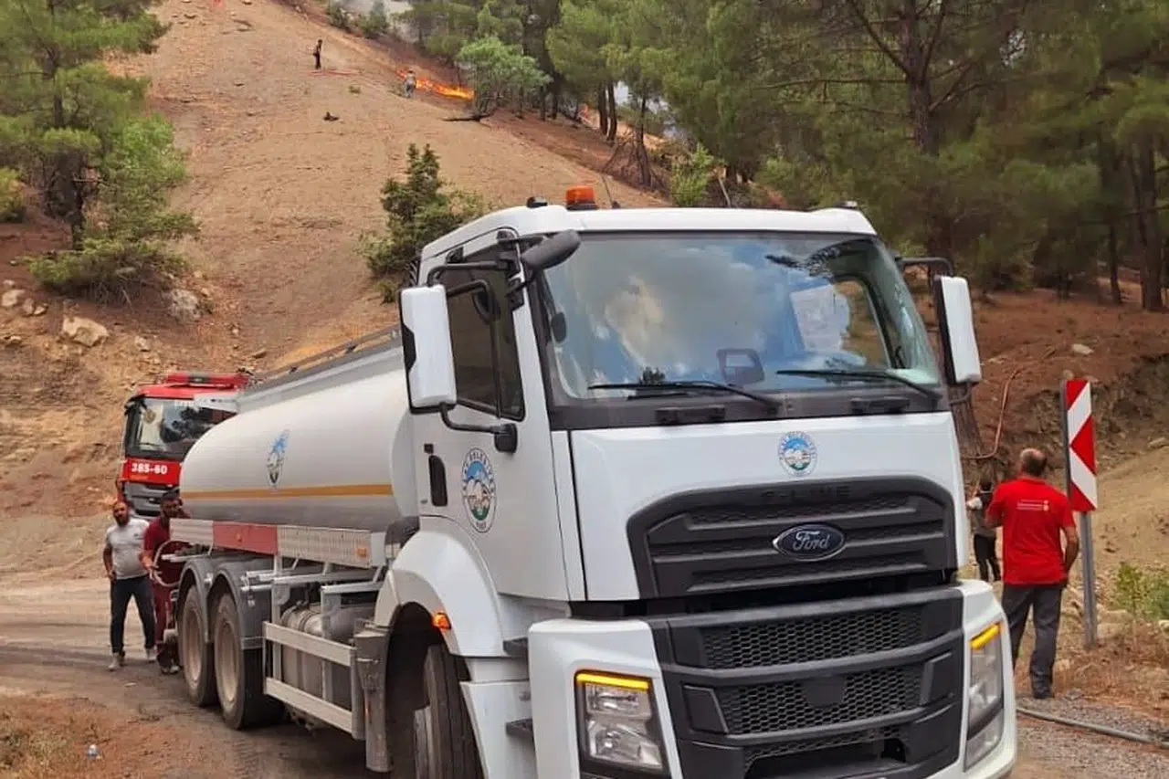 Kayseri Talas'tan K.Maraş yangınına destek