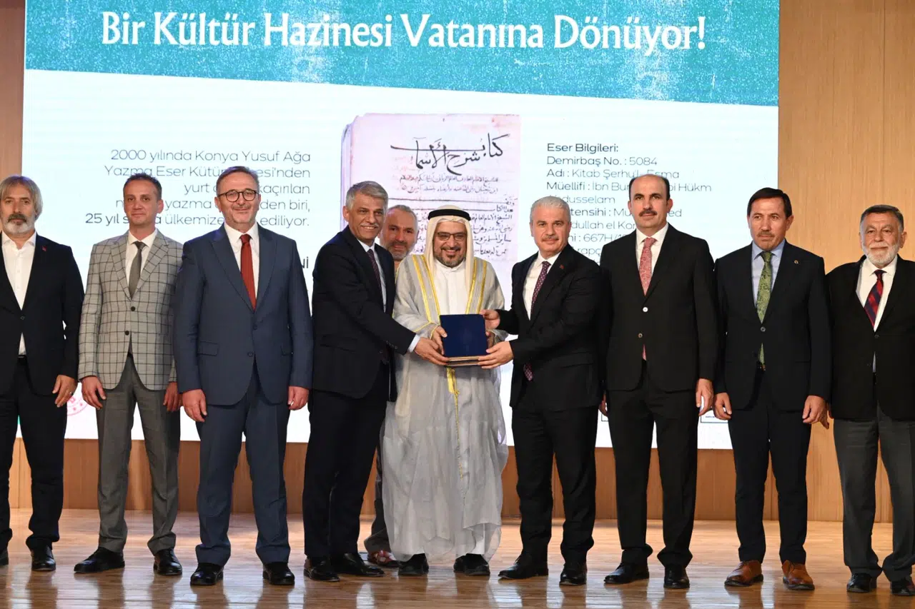 “Kitab Şerhu’l-Esma” yeniden Konya’ya kazandırıldı