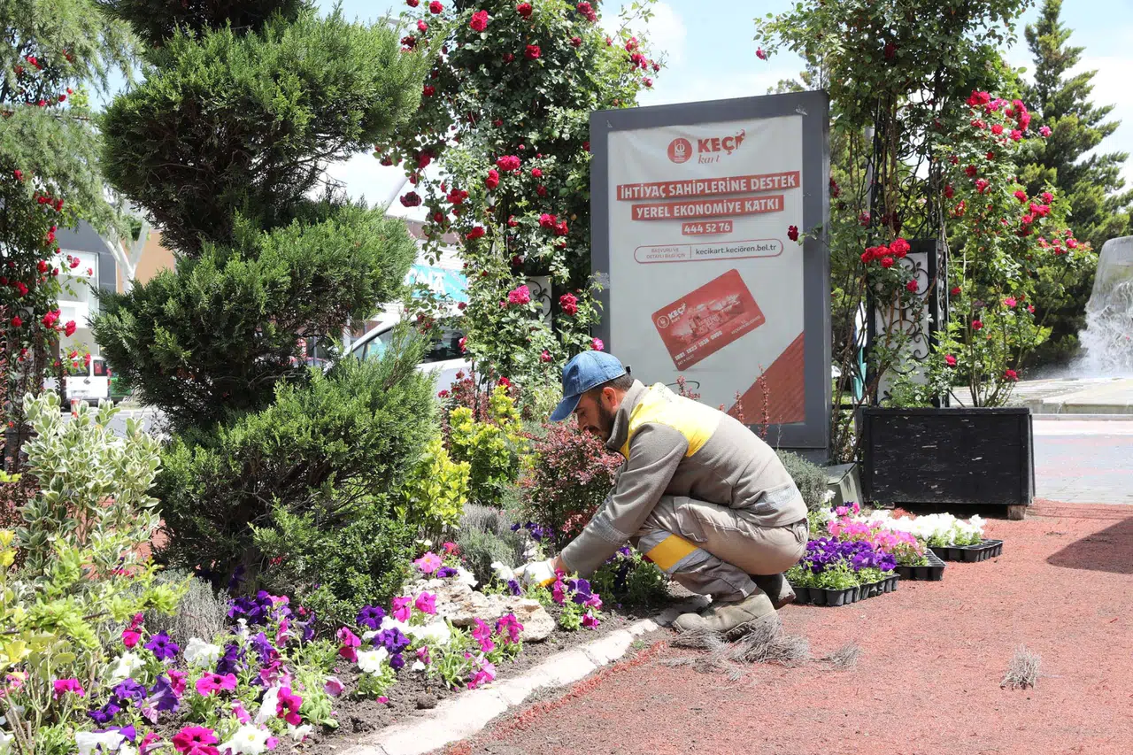 Parklara estetik dokunuş