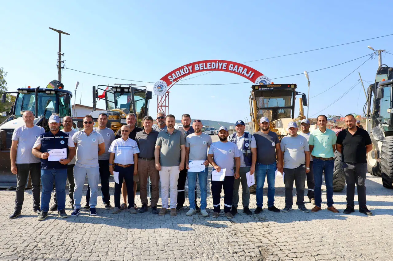 Tekirdağ Şarköy'ün kahraman personeline takdir belgesi