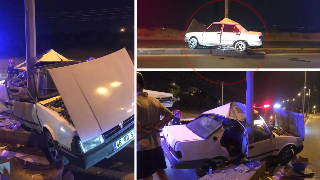 Kahramanmaraş’ta Alkollü Sürücü Kaza Yaptı