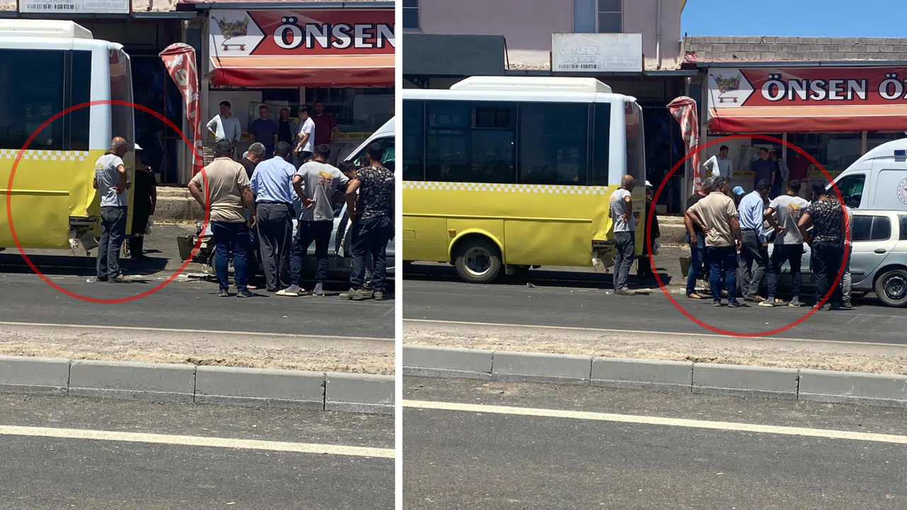 Kahramanmaraş’ta Otomobil Halk Otobüsüne Çarptı, 2 Kişi Yaralandı