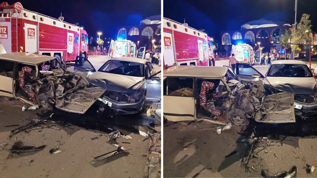 Kahramanmaraş EXPO  Alanında Feci Kaza