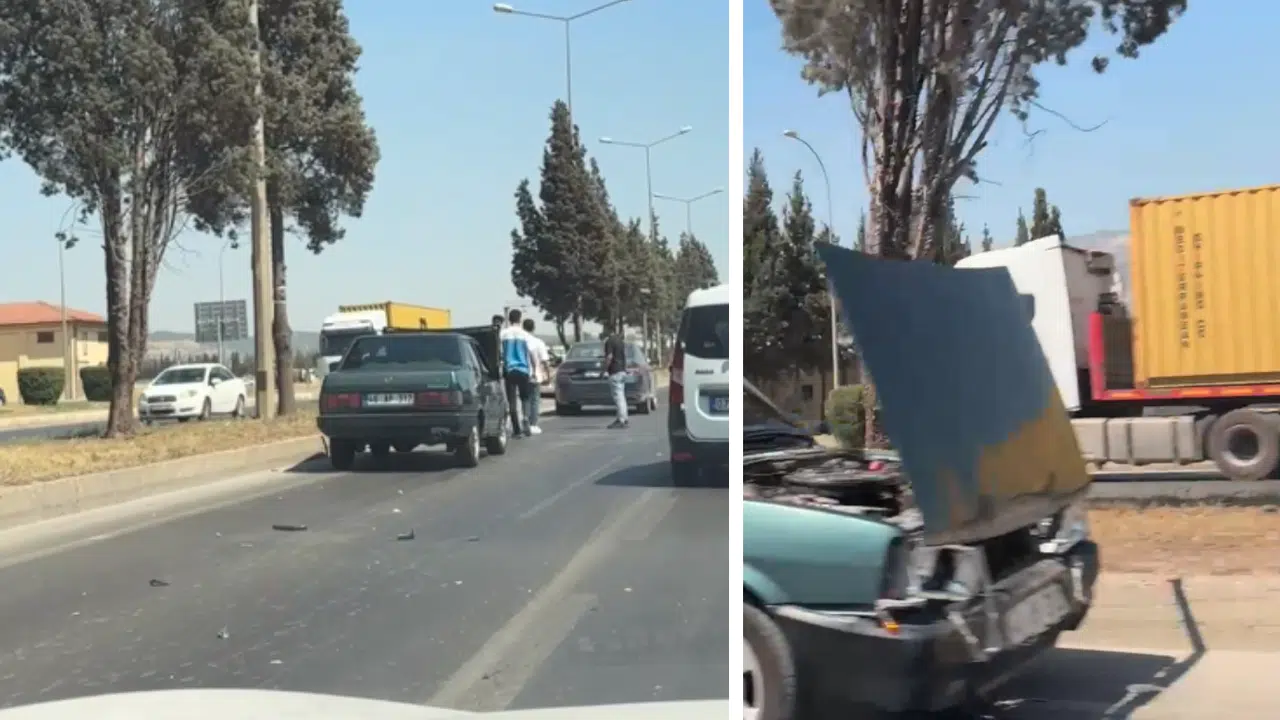 Kahramanmaraş Havalimanı Kavşağı’nda Trafik Kazası