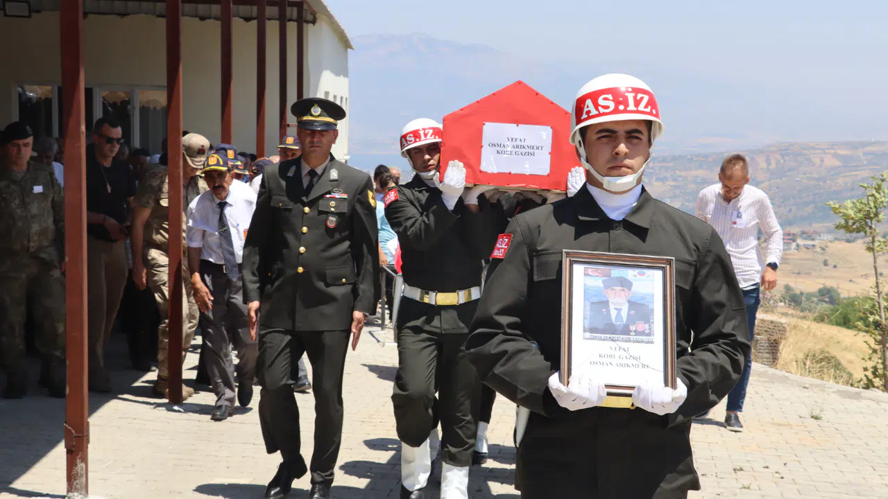 Kore Gazisi Osman Arıkmert Dualarla Ebediyete Uğurlandı