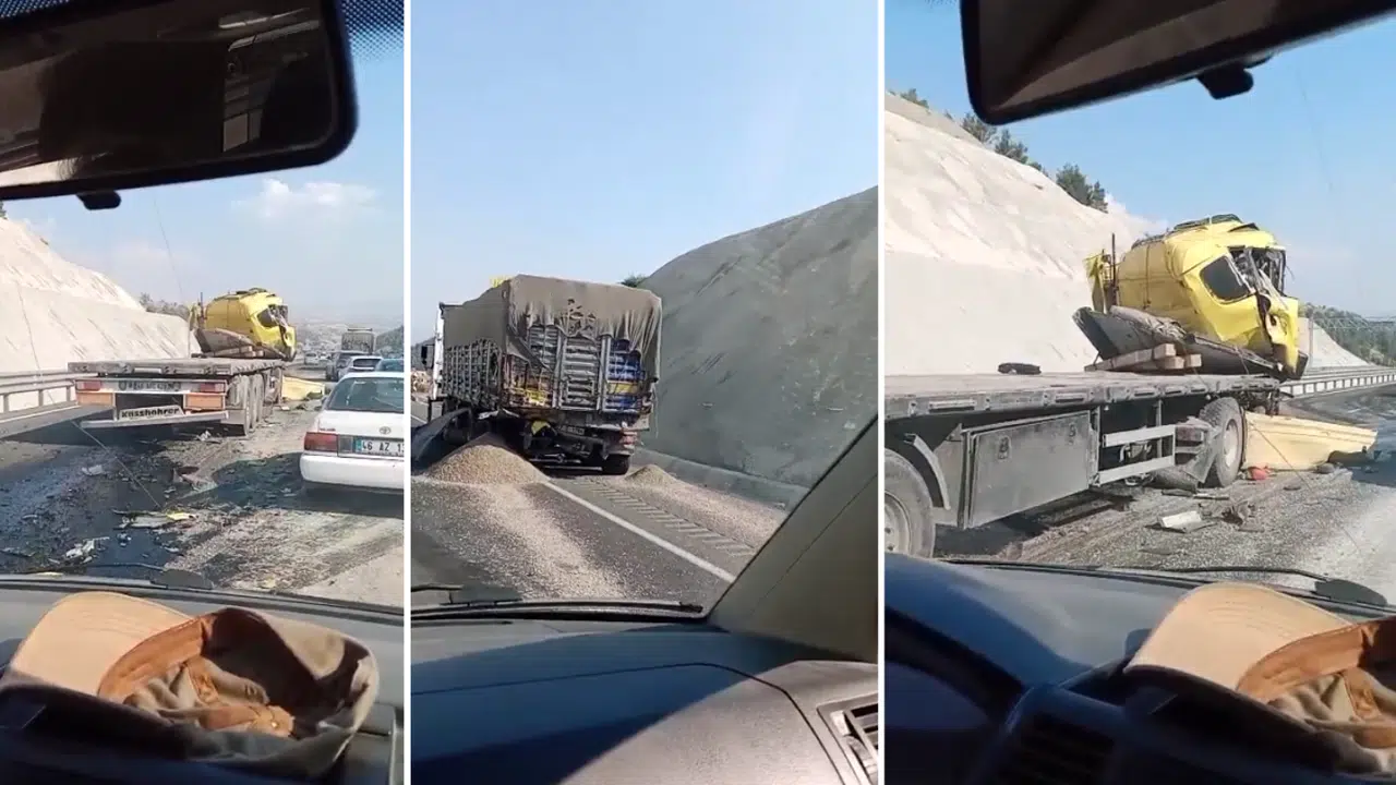 Kahramanmaraş Fırnız Yolu'nda TIR Kazası