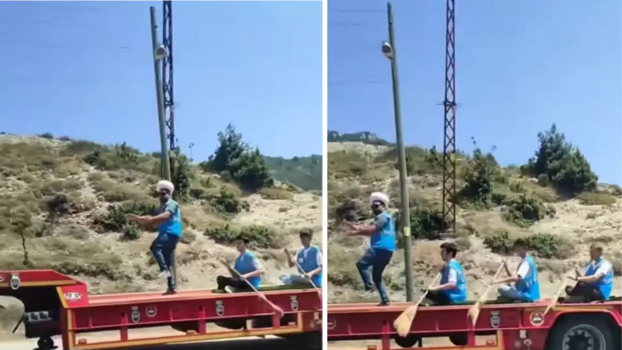 Kahramanmaraş’ta Sıcaktan Bunalan Belediye İşçileri Yüzleri Gülümsetti