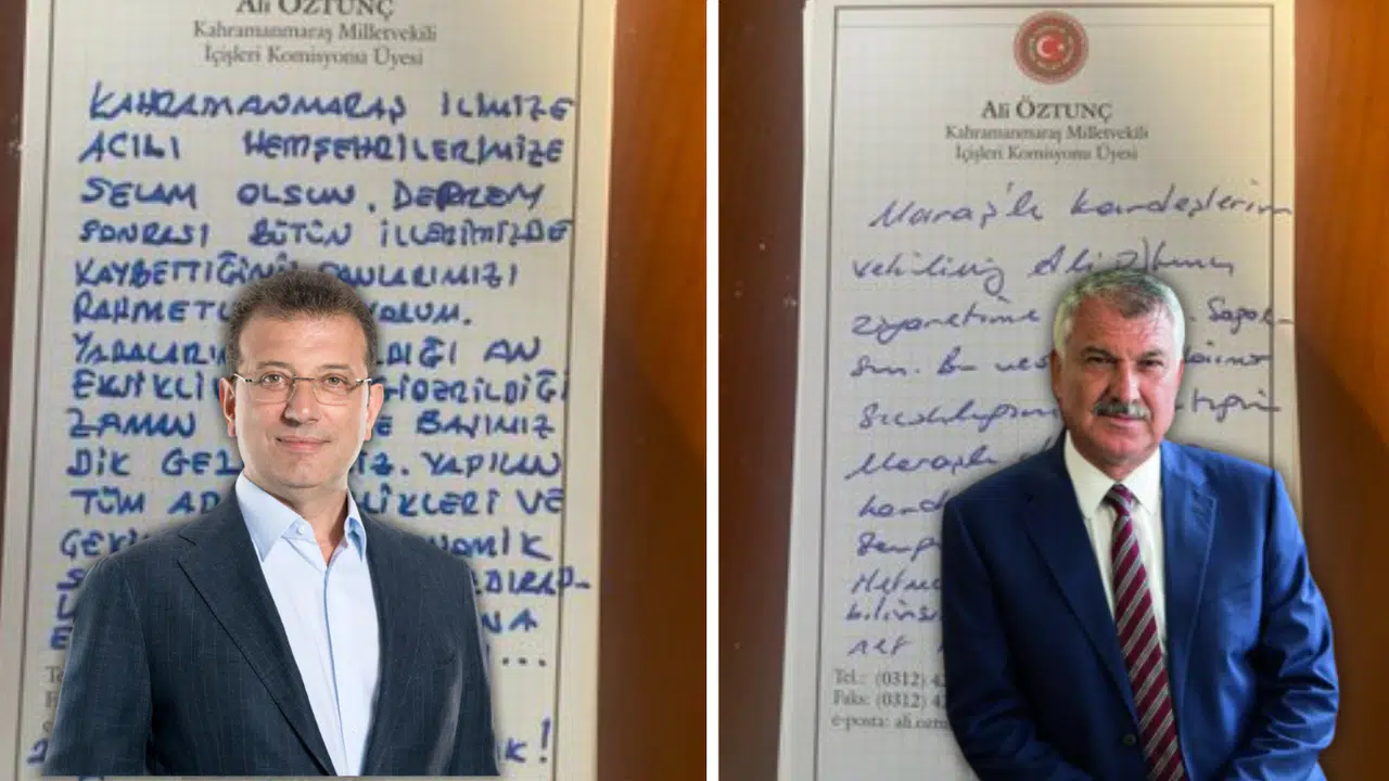 İmamoğlu ve Karalar’dan Kahramanmaraş’a Dayanışma Mesajı