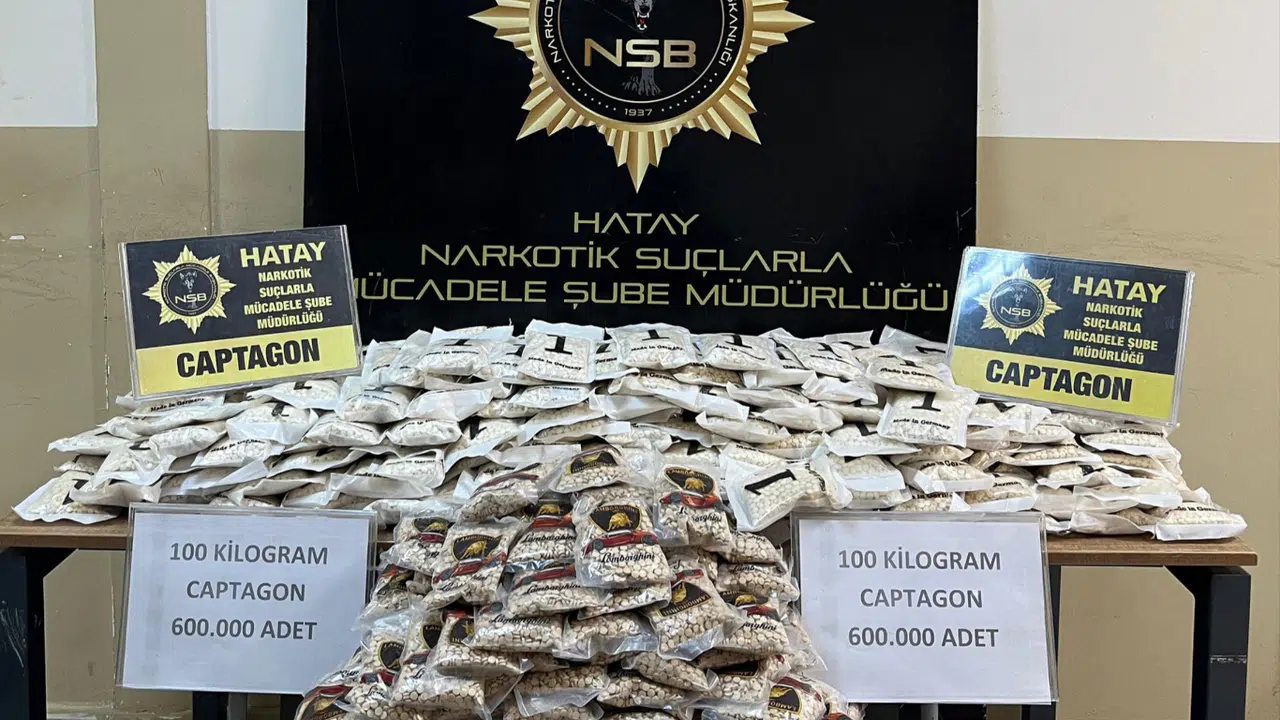 600 bin adet uyuşturucu hap ele geçirildi