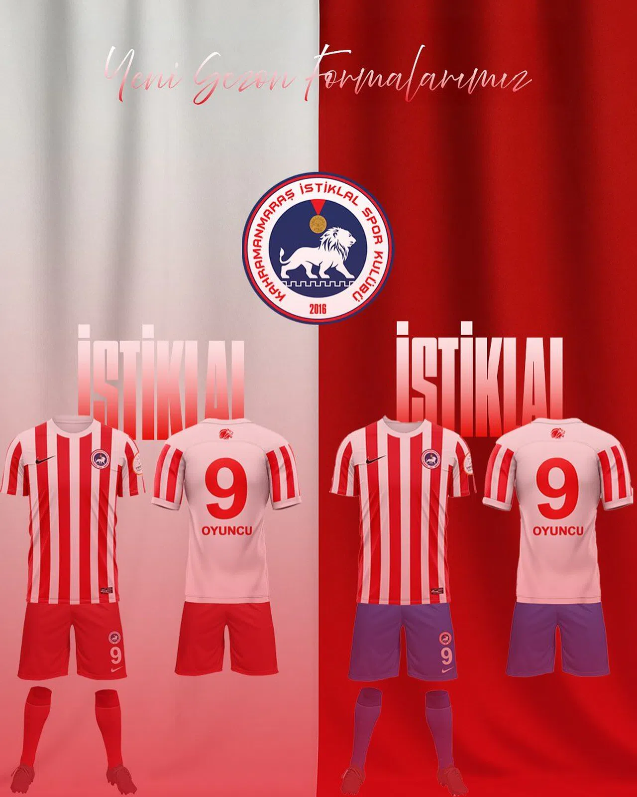 İstiklalspor’un Yeni Sezon Forması Satışta