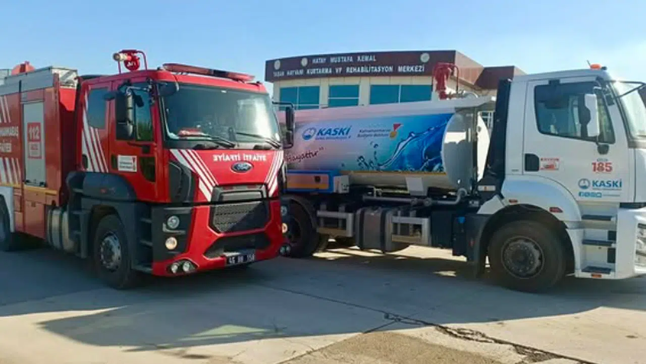 KASKİ’den Hatay’daki Orman Yangınına Destek