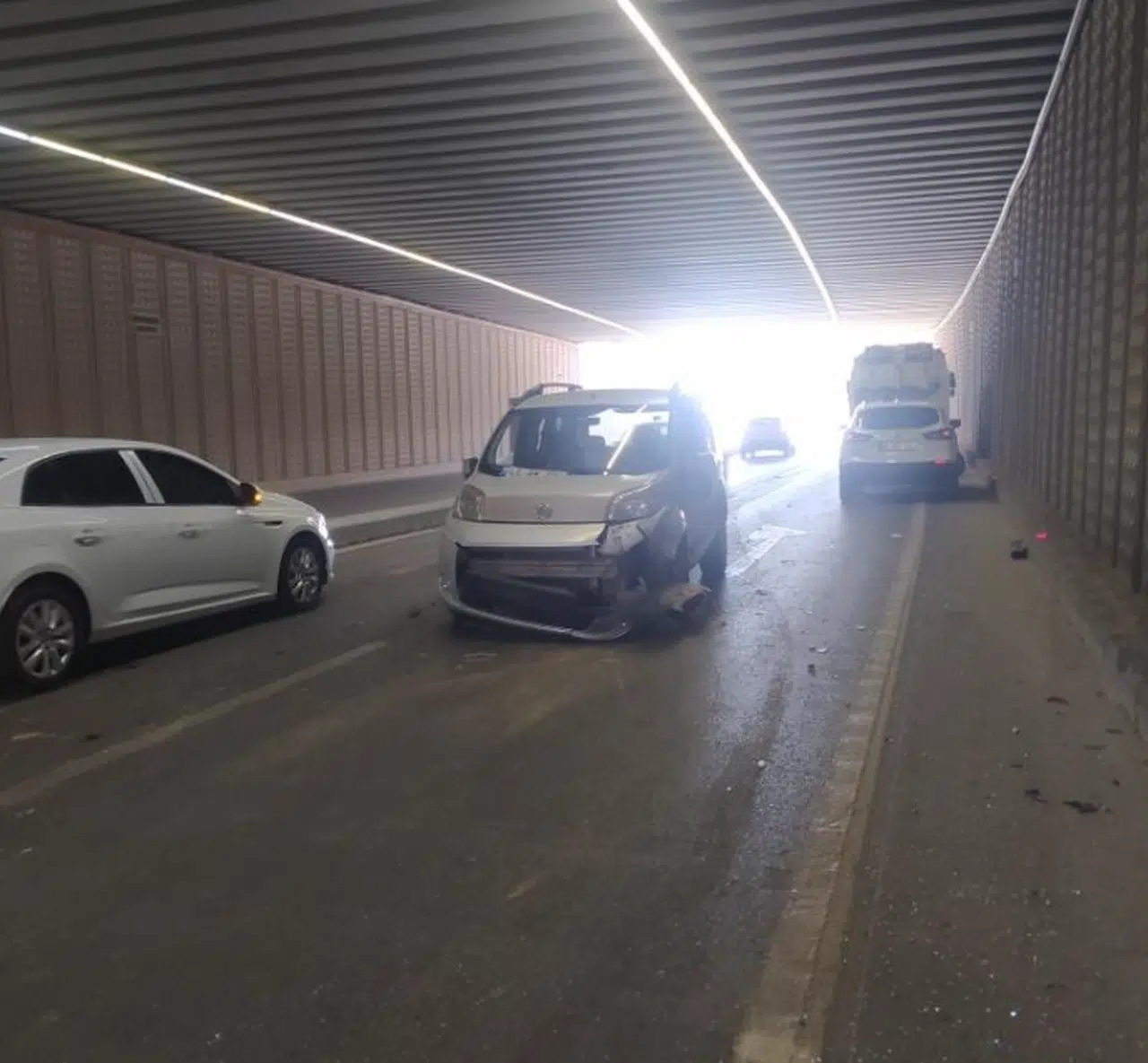 Kahramanmaraş’ta Maddi Hasarlı Trafik Kazası