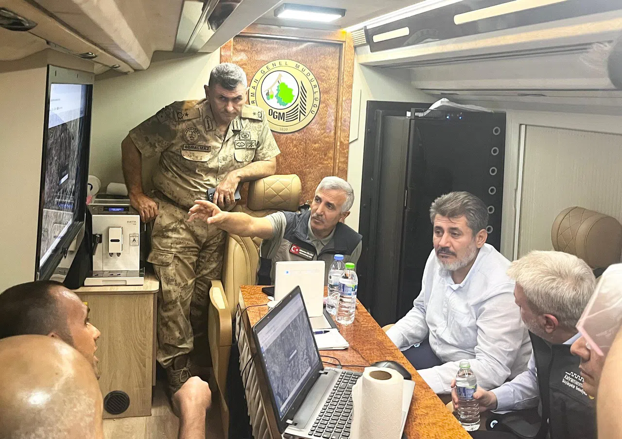 Kahramanmaraş’ta Yangınla Mücadele Yerinde Takip Ediliyor