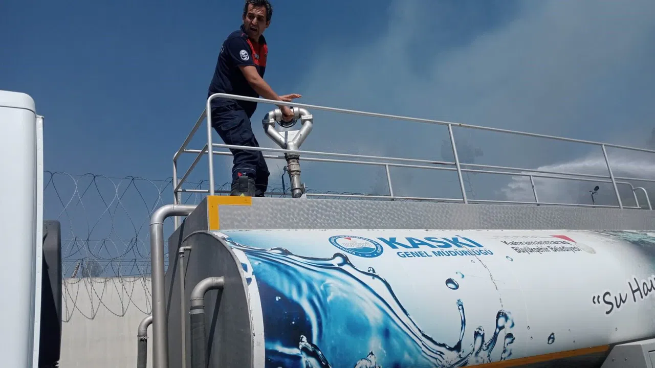 Kahramanmaraş’tan Sınır Yangınına Destek