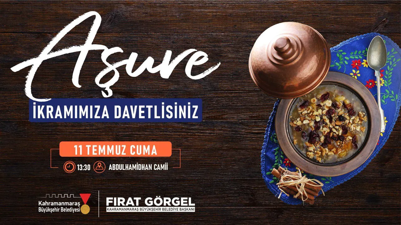 11 Temmuz’da Kahramanmaraş’ta Aşure Buluşması