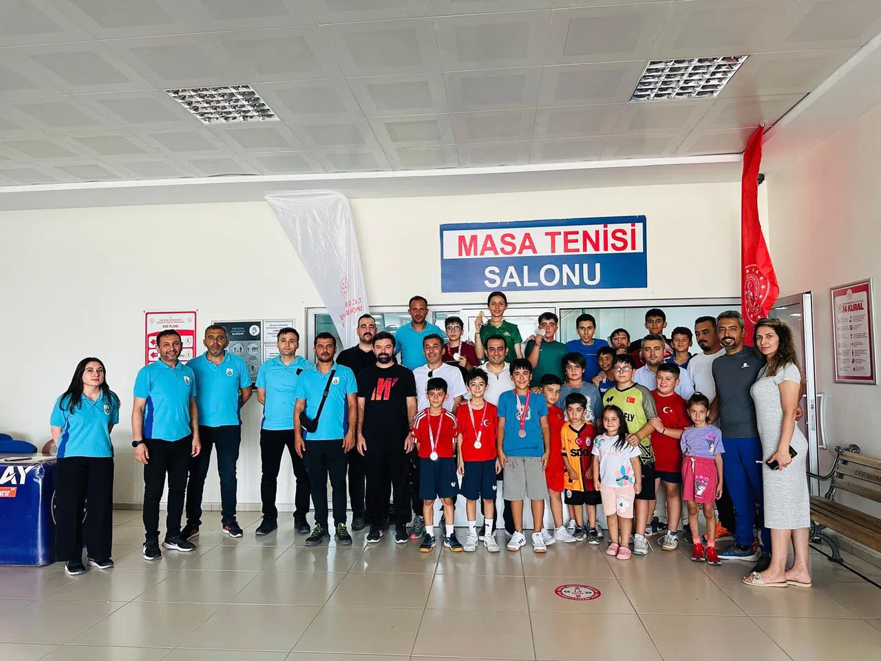 Kahramanmaraş’ta 15 Temmuz Anısına Masa Tenisi Turnuvası Düzenlendi