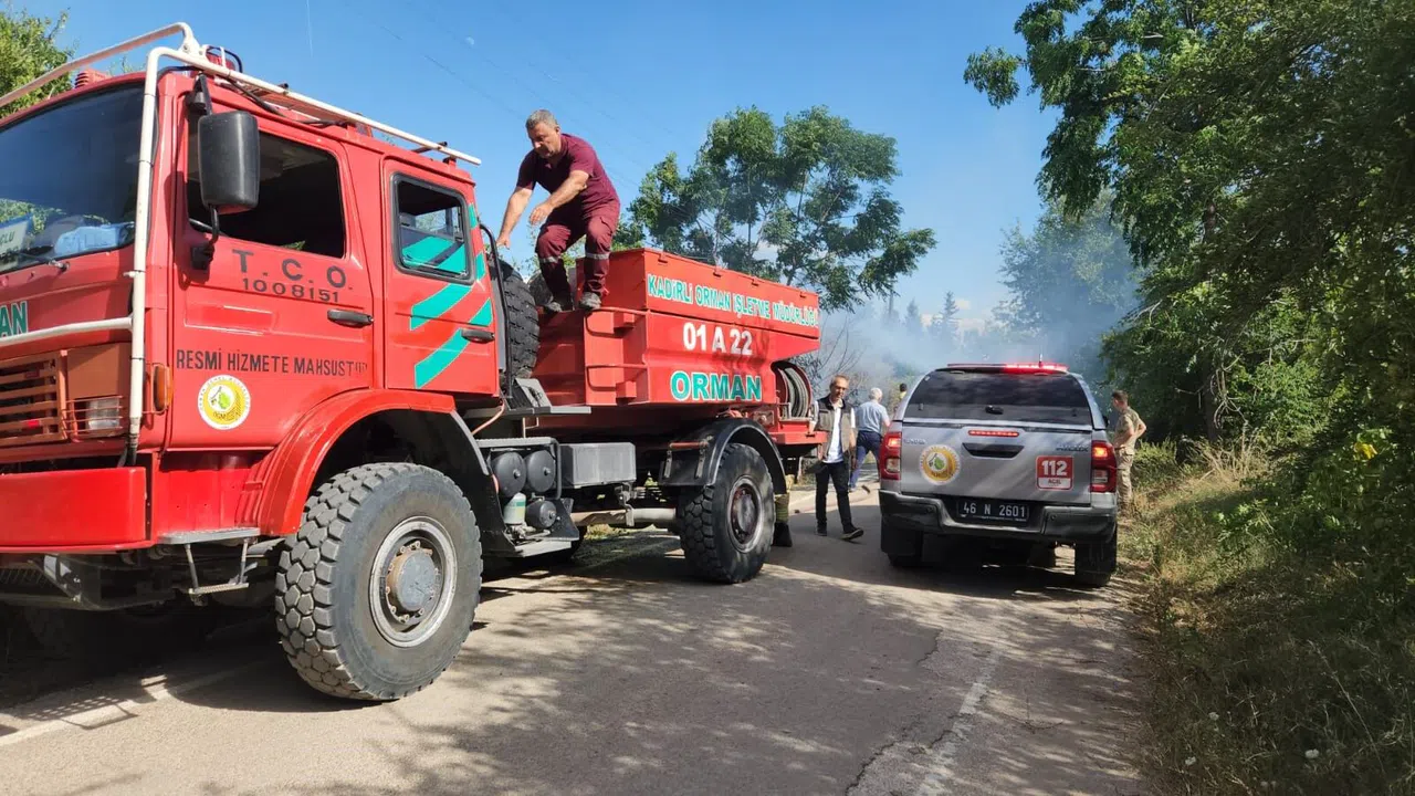 Kahramanmaraş’taki Orman Yangını Söndürüldü
