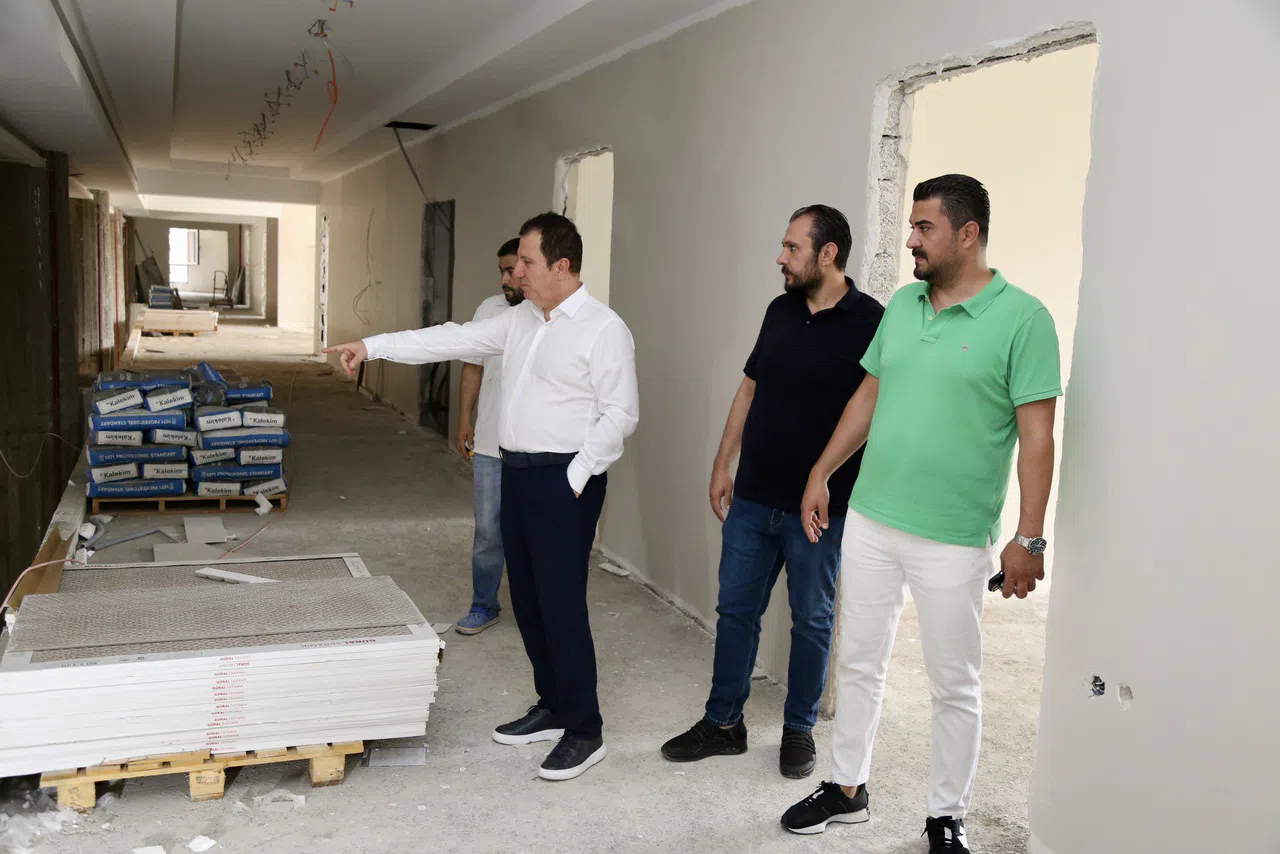 KMTSO’nun Yeni Hizmet Binasında Sona Gelindi: Başkan Buluntu İnşaat Alanında İncelemelerde Bulundu