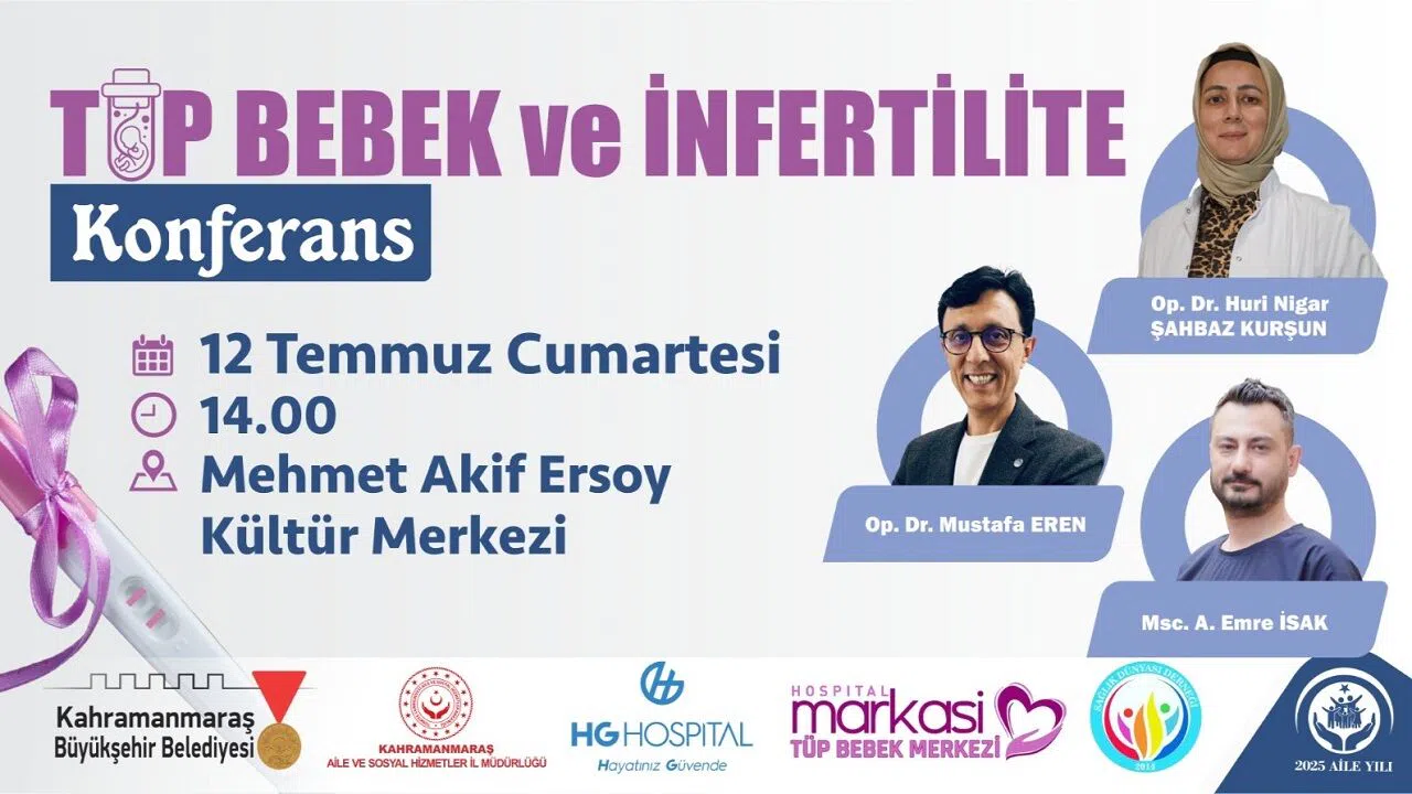 Kahramanmaraş’ta “Tüp Bebek ve İnfertilite” Konferansı Düzenleniyor