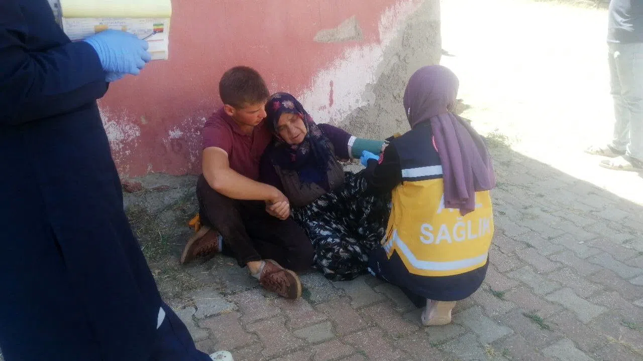 Odunluğunun Yanışını Gören Yaşlı Kadın Panikleyip Baygınlık Geçirdi