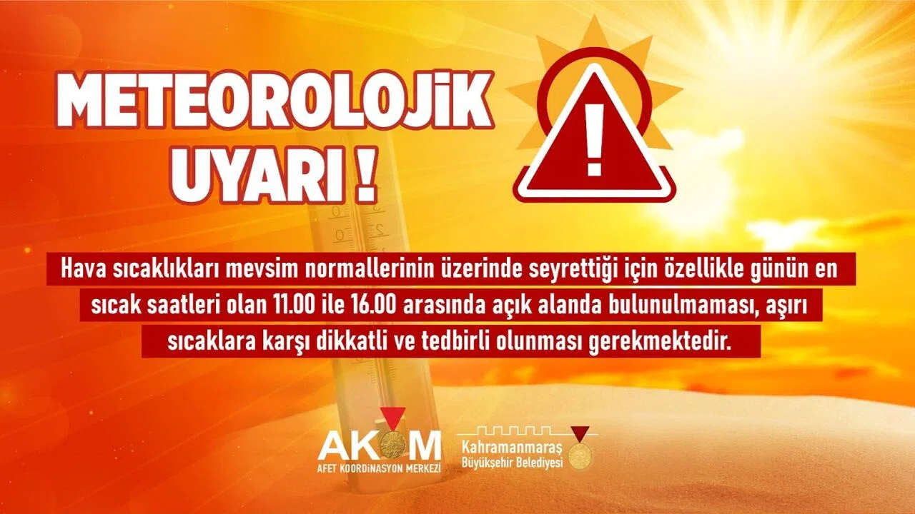 Kahramanmaraş’ta Termometreler 46 Dereceyi Görecek