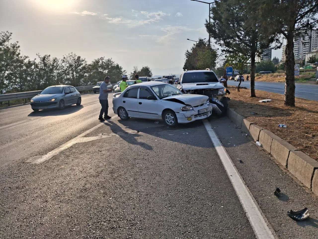 Kahramanmaraş’ta Kayseri Yolu’nda Zincirleme Kaza: 6 Yaralı