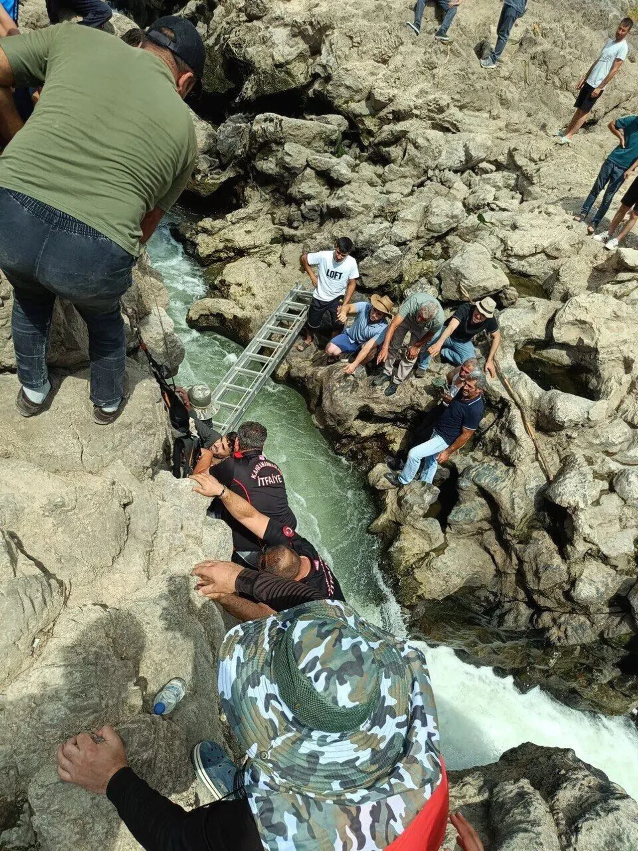 Kahramanmaraş’ta Nehre Düşen 2 Kişi Kurtarıldı