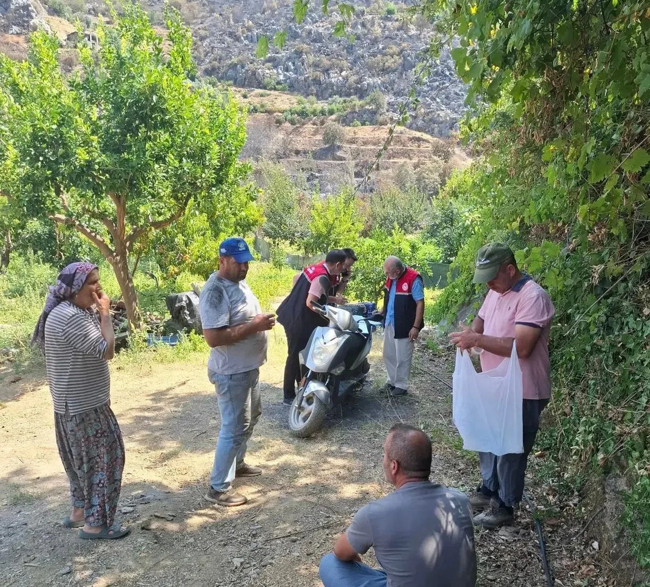 Yangın Mağduru Üreticilerin Hasarı Tespit Edildi