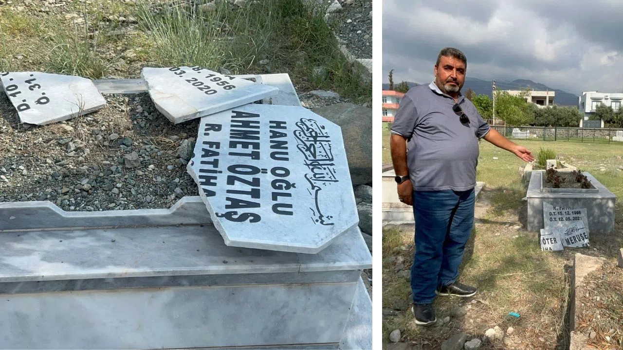 13 Mezara Zarar Veren Şahıs Akli Dengesiz Çıktı