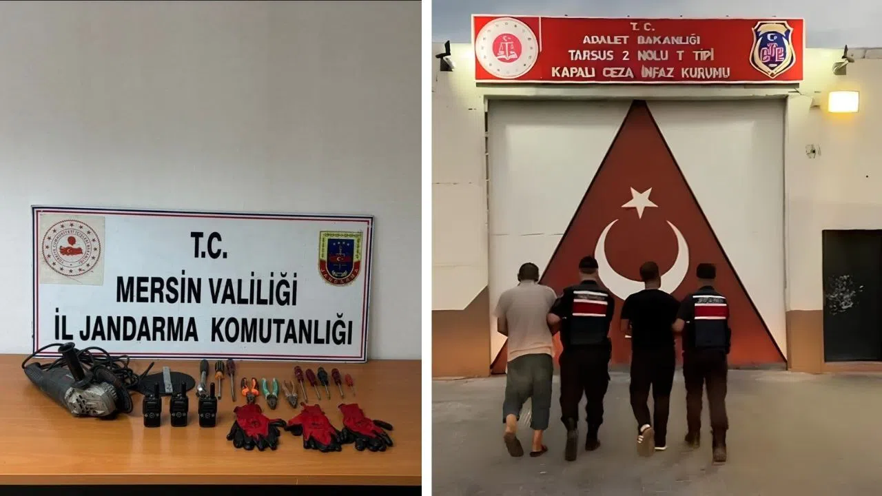 2 Ton Bakır Kablo Çalan Hırsızlar Jandarmaya Yakalandı