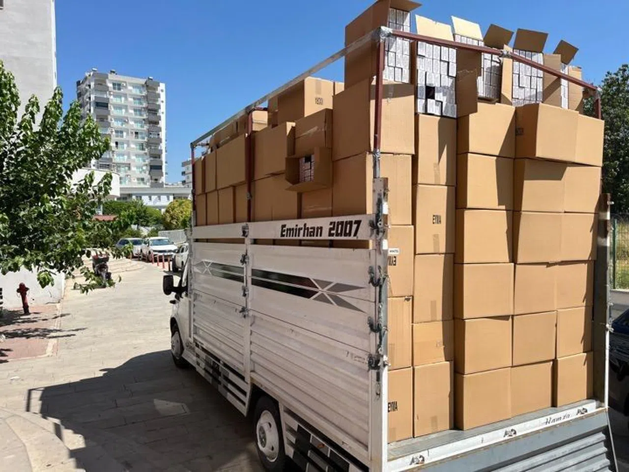 7 Milyon 910 Bin Adet Kaçak Makaron Ele Geçirildi