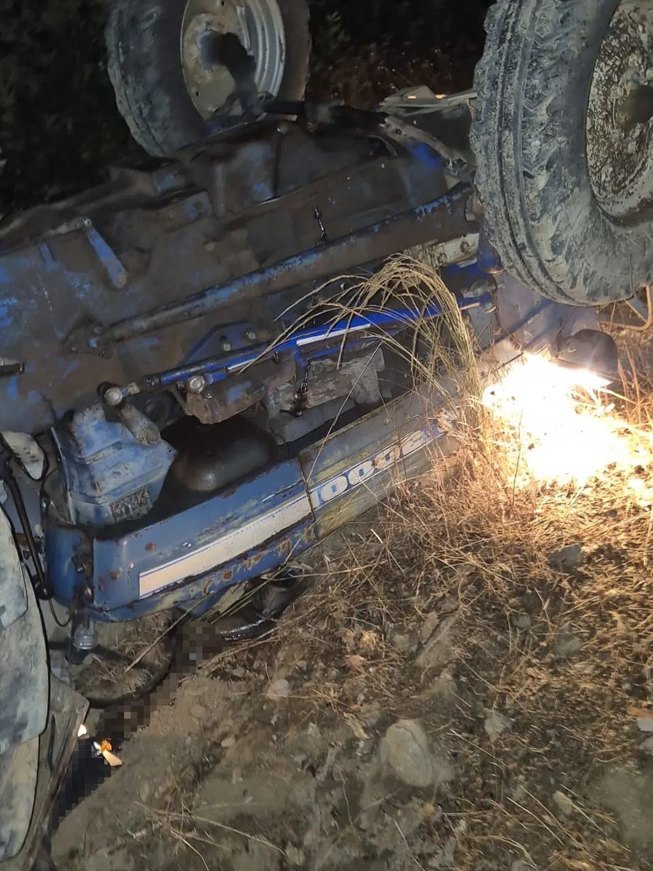 Traktör Devrildi: 1 Ölü