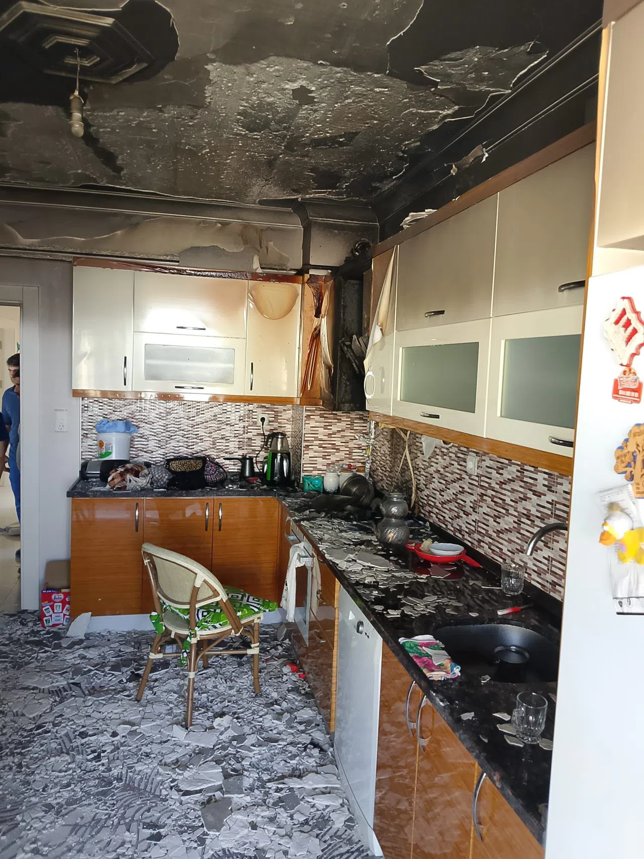 Kahramanmaraş'ta Ev Yangını