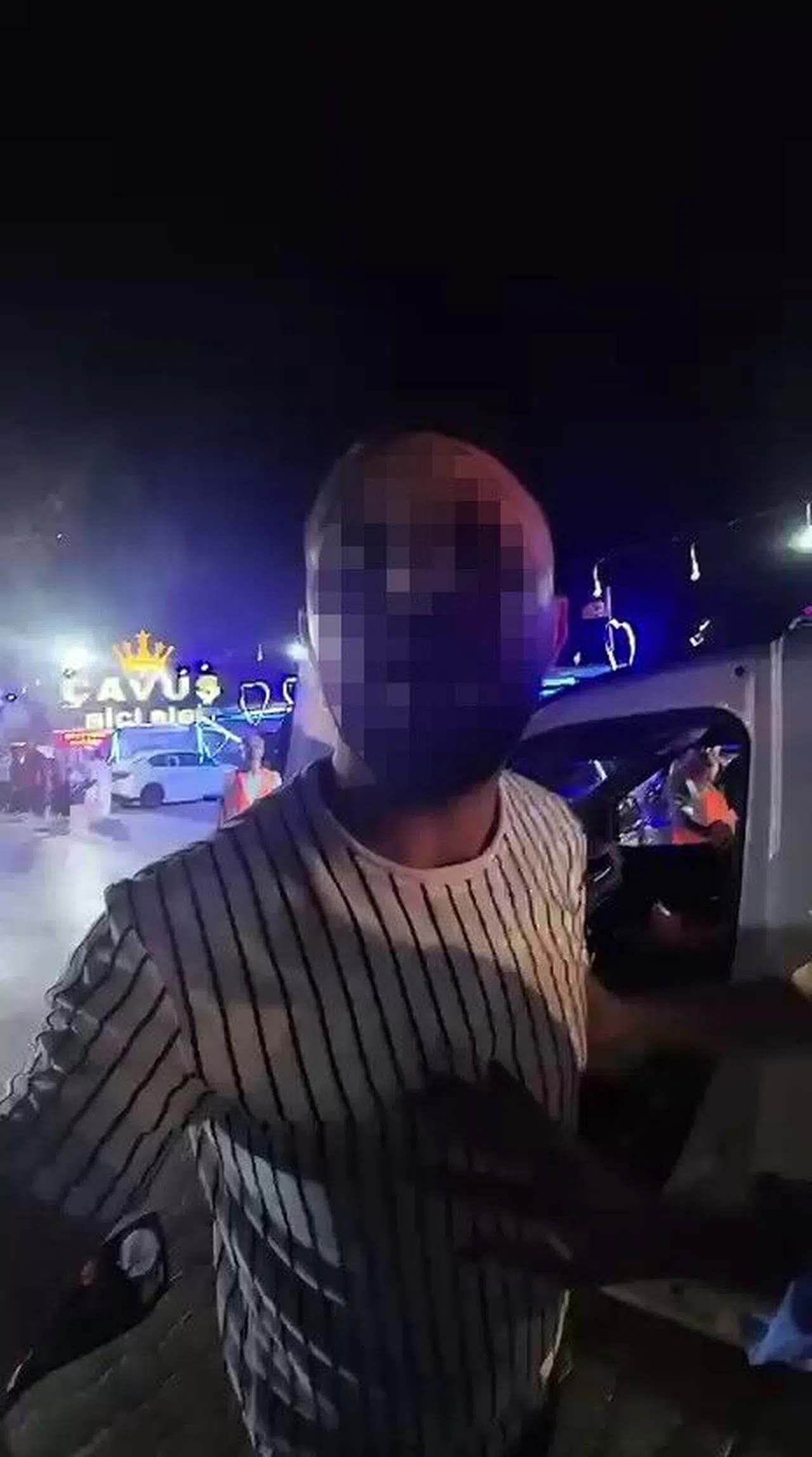 Motosikletlinin önünü Kestiler