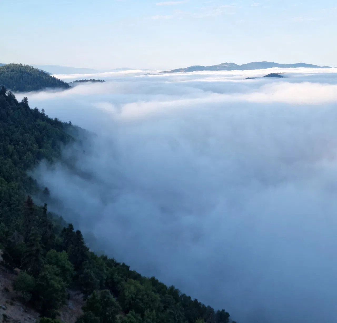 Kahramanmaraş’ta Kartpostallık Sis Manzarası