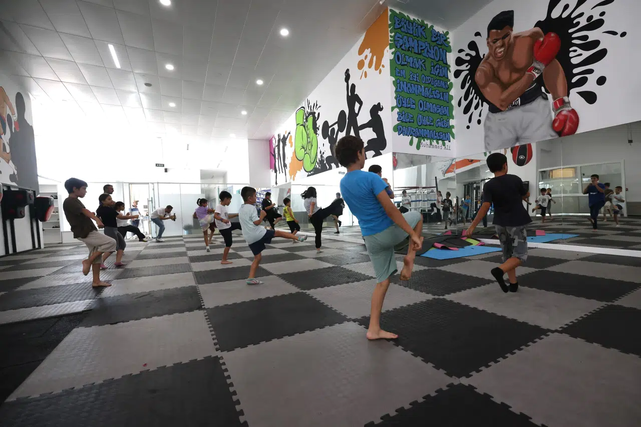 Çocukların spor heyecanı